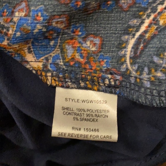 Market & Spruce Paisley Tank Top XXL - Picture 5 of 6